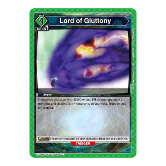 Lord of Gluttony (UE20BT) #UE20BT/TSK-1-098 Uncommon (Near Mint) UE20BT: That Time I Got Reincarnated as a Slime Union Arena: 2026
