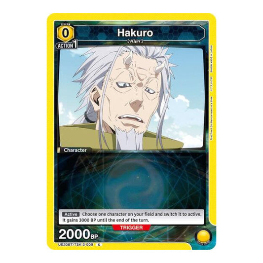Hakuro (009) (UE20BT) #UE20BT/TSK-2-009 Common (Near Mint) UE20BT: That Time I Got Reincarnated as a Slime Union Arena: 2026