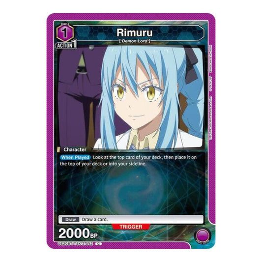 Rimuru (042) (UE20BT) #UE20BT/TSK-2-042 Common (Near Mint) UE20BT: That Time I Got Reincarnated as a Slime Union Arena: 2026