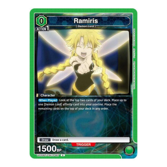 Ramiris (067) (UE20BT) #UE20BT/TSK-2-067 Common (Near Mint) UE20BT: That Time I Got Reincarnated as a Slime Union Arena: 2026