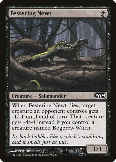 Festering Newt (M14) #98 Common Magic 2014 (M14) Magic: The Gathering: 2013