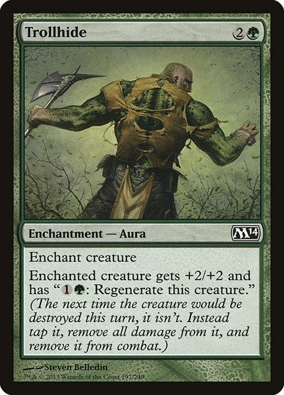 Trollhide (M14) #197 Common Magic 2014 (M14) Magic: The Gathering: 2013