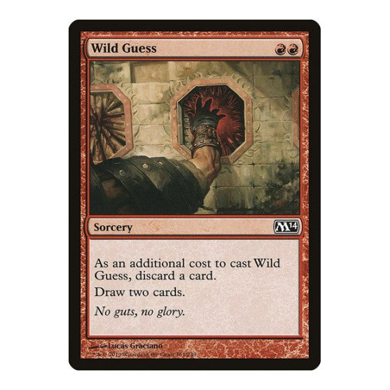 Wild Guess (M14) #161 Common (Lightly Played) Magic 2014 (M14) Magic: The Gathering: 2013