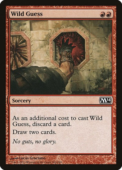 Wild Guess (M14) #161 Common (Lightly Played) Magic 2014 (M14) Magic: 2013