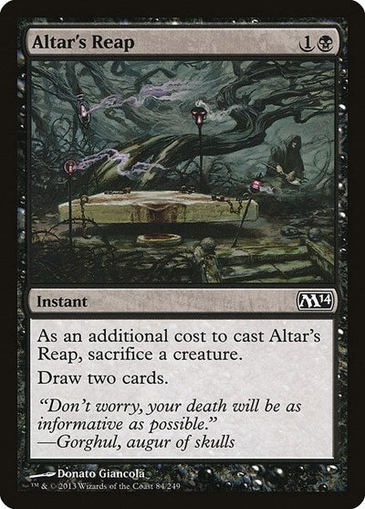 Altars Reap (M14) #84 Common (Lightly Played) Magic 2014 (M14) Magic: 2013