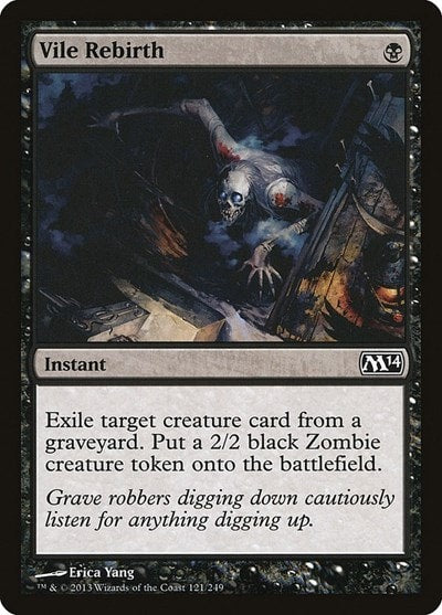 Vile Rebirth (M14) #121 Common Magic 2014 (M14) Magic: The Gathering: 2013