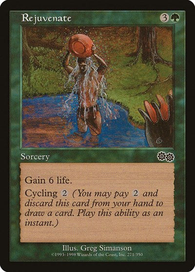 Rejuvenate (USG) #271 Common (Lightly Played) Urza's Saga Magic: The Gathering: 1998