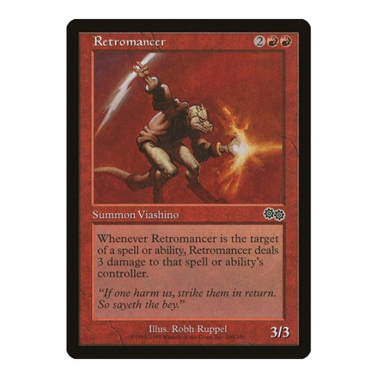 Retromancer (USG) #209 Common (Lightly Played) Urza's Saga Magic: The Gathering: 1998