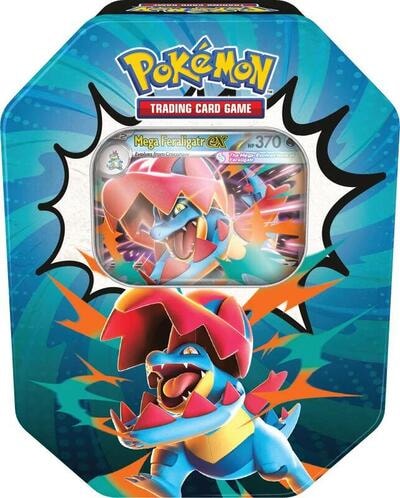 Ascended Heroes Tin [Mega Feraligatr ex] (ASC) Double Rare (Unopened) ME: Ascended Heroes Pokemon: 2026