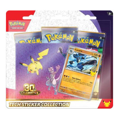 30th Celebration Tech Sticker Collection [Lucario] (30C) (Unopened) ME: 30th Celebration Pokemon: 2026
