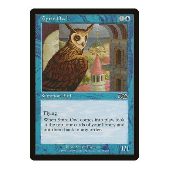 Spire Owl (USG) #98 Common (Lightly Played) Urza's Saga Magic: The Gathering: 1998
