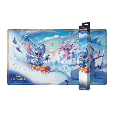 Disney Lorcana: Stitch - Carefree Snowboarder Playmat (RP) (Unopened) Ravensburger Playmats Playmats: 2023