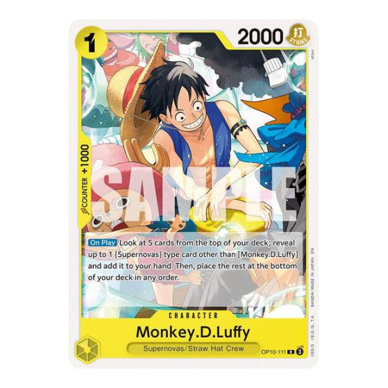 Monkey.D.Luffy (ST-36) #OP10-111 Rare (Near Mint) Starter Deck 36: YELLOW Eustass"Captain"Kid One Piece Card Game: 2026