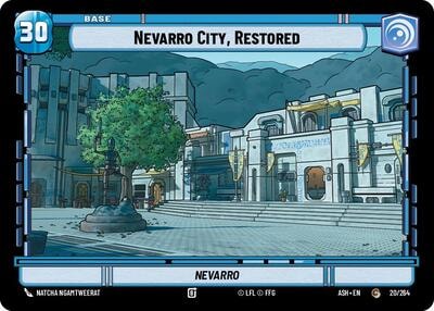 Nevarro City, Restored // Advantage (ASH) #20/264 // T02 Common (Near Mint) Ashes of the Empire Star Wars: Unlimited: 2026