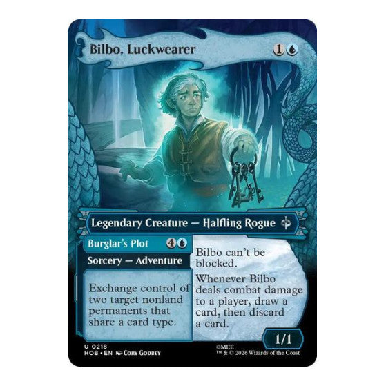Bilbo, Luckwearer (Showcase) (HOB) #218 Uncommon (Lightly Played) The Hobbit Magic: The Gathering: 2026