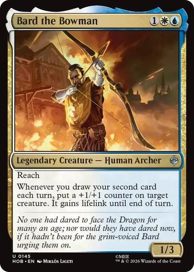 Bard the Bowman (HOB) #145 Uncommon (Lightly Played) The Hobbit Magic: The Gathering: 2026