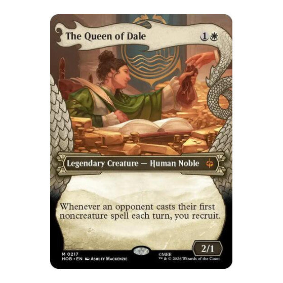 The Queen of Dale (Showcase) (HOB) #217 Mythic Rare (Near Mint) The Hobbit Magic: The Gathering: 2026