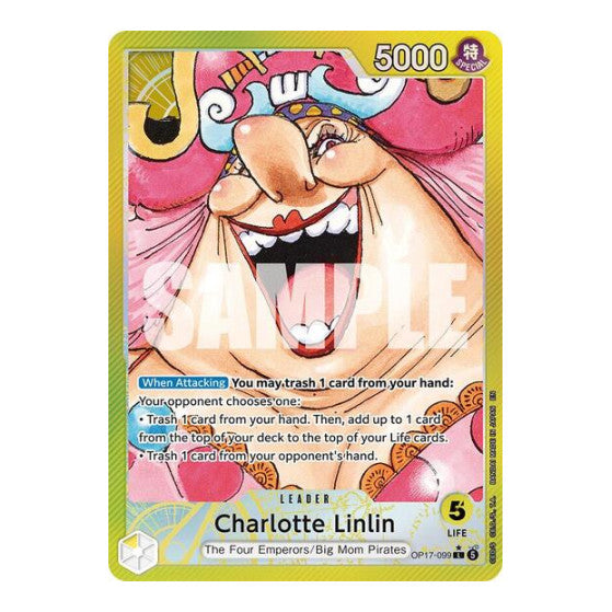 Charlotte Linlin (099) (Alternate Art) (OP17) #OP17-099 Leader (Foil Near Mint) The World's Strongest Warriors One Piece Card Game: 2026