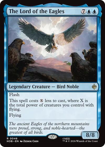 The Lord of the Eagles (HOB) #46 Rare (Foil Near Mint) The Hobbit Magic: The Gathering: 2026
