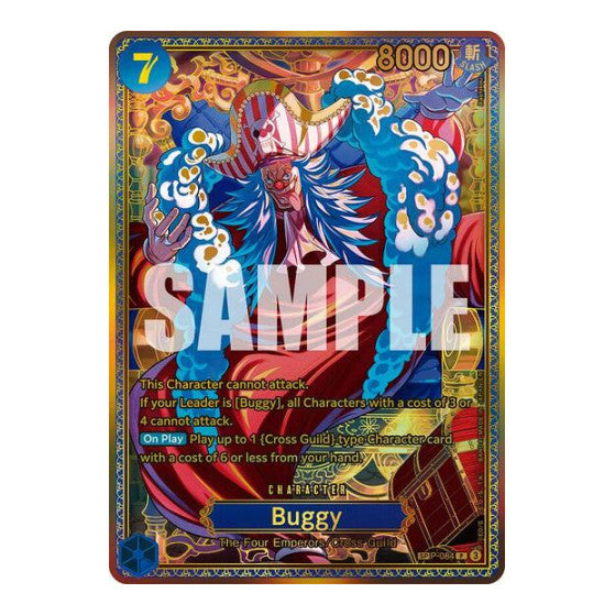 Buggy (P-084) (SP) (OP17) #P-084 Promo (Foil Near Mint) The World's Strongest Warriors One Piece Card Game: 2026