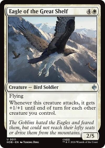 Eagle of the Great Shelf (HOB) #11 Uncommon (Lightly Played) The Hobbit Magic: The Gathering: 2026