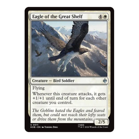 Eagle of the Great Shelf (HOB) #11 Uncommon (Lightly Played) The Hobbit Magic: The Gathering: 2026