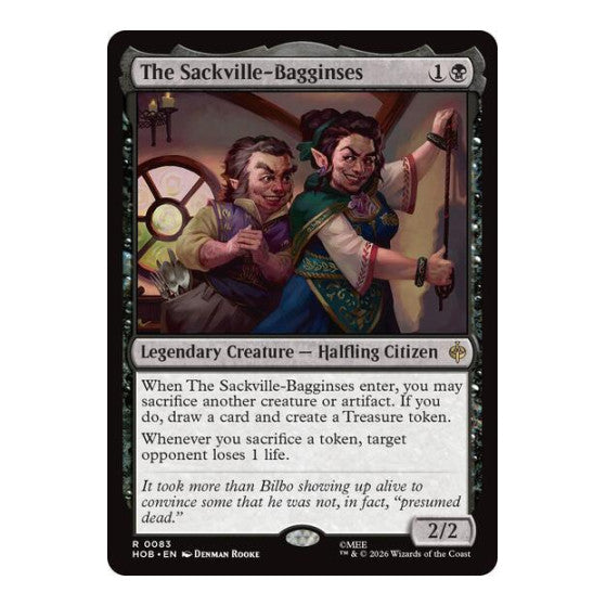 The Sackville Bagginses (HOB) #83 Rare (Lightly Played) The Hobbit Magic: The Gathering: 2026