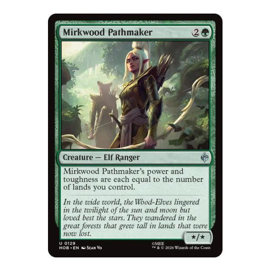 Mirkwood Pathmaker (HOB) #129 Uncommon (Lightly Played) The Hobbit Magic: The Gathering: 2026