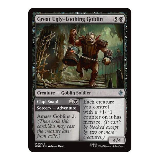 Great Ugly-Looking Goblin (HOB) #74 Uncommon (Lightly Played) The Hobbit Magic: The Gathering: 2026