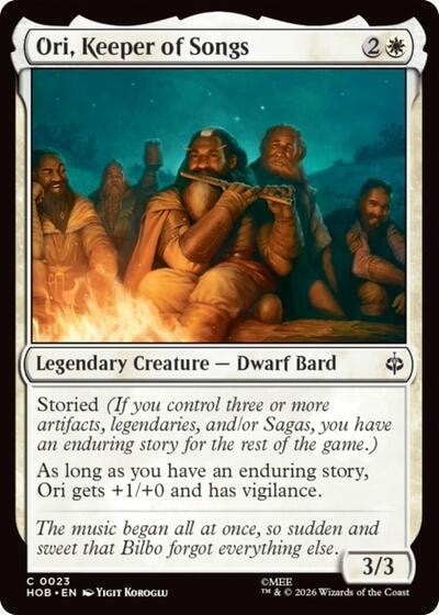 Ori Keeper of Songs (HOB) #23 Common (Lightly Played) The Hobbit Magic: The Gathering: 2026