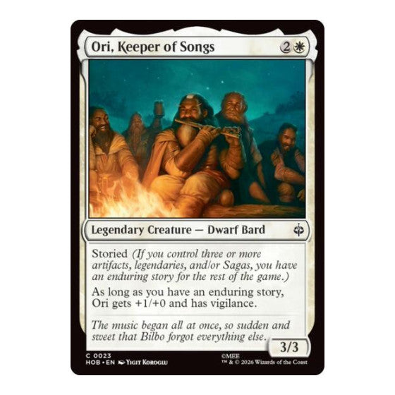 Ori, Keeper of Songs (HOB) #23 Common (Lightly Played) The Hobbit Magic: The Gathering: 2026
