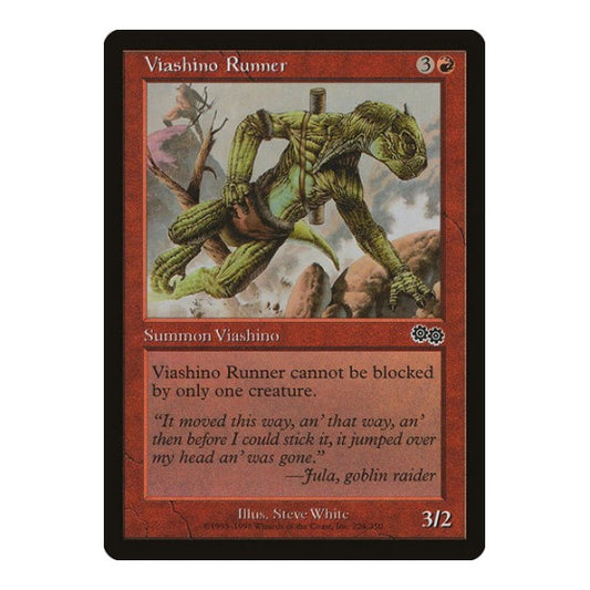Viashino Runner (USG) #224 Common (Lightly Played) Urza's Saga Magic: The Gathering: 1998