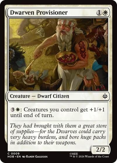 Dwarven Provisioner (HOB) #9 Common (Lightly Played) The Hobbit Magic: The Gathering: 2026