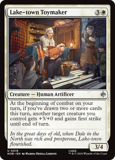 Lake town Toymaker (HOB) #19 Uncommon (Lightly Played) The Hobbit Magic: The Gathering: 2026