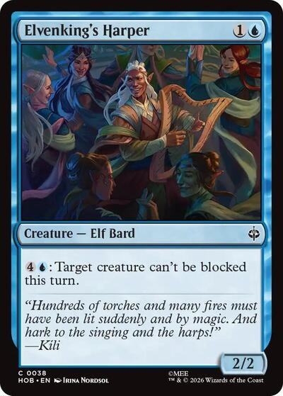 Elvenkings Harper (HOB) #38 Common (Lightly Played) The Hobbit Magic: The Gathering: 2026