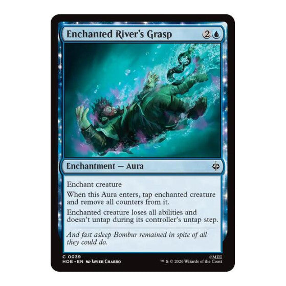 Enchanted River's Grasp (HOB) #39 Common (Lightly Played) The Hobbit Magic: The Gathering: 2026