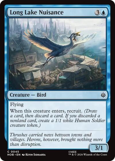 Long Lake Nuisance (HOB) #45 Common (Lightly Played) The Hobbit Magic: The Gathering: 2026