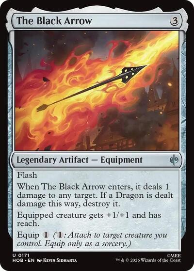 The Black Arrow (HOB) #171 Uncommon (Lightly Played) The Hobbit Magic: The Gathering: 2026