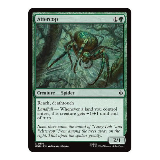 Attercop (HOB) #116 Common (Lightly Played) The Hobbit Magic: The Gathering: 2026