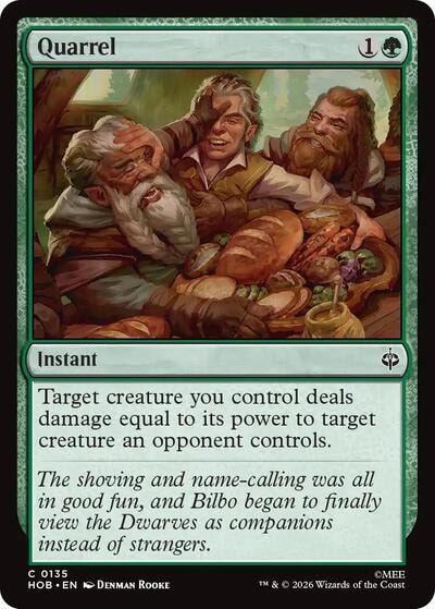 Quarrel (HOB) #135 Common (Lightly Played) The Hobbit Magic: The Gathering: 2026
