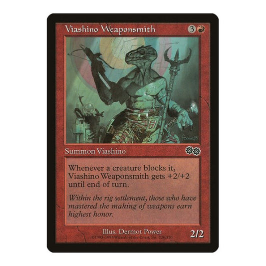 Viashino Weaponsmith (USG) #226 Common (Lightly Played) Urza's Saga Magic: The Gathering: 1998