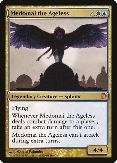 Medomai the Ageless (THS) #196 Mythic Rare (Lightly Played) Theros Magic: The Gathering: 2013