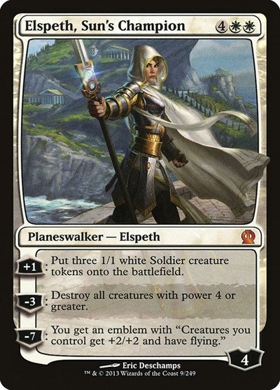 Elspeth Suns Champion (THS) #9 Mythic Rare (Lightly Played) Theros Magic: 2013