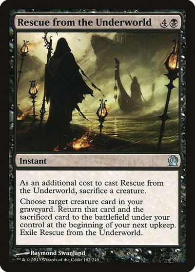 Rescue from the Underworld (THS) #102 Uncommon (Lightly Played) Theros Magic: 2013