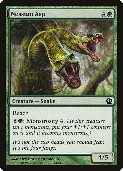 Nessian Asp (THS) #164 Common (Lightly Played) Theros Magic: The Gathering: 2013