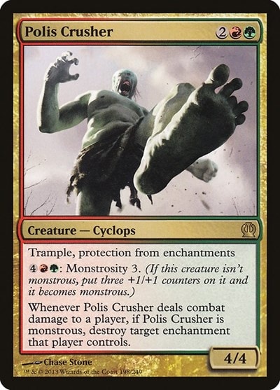 Polis Crusher (THS) #198 Rare (Lightly Played) Theros Magic: The Gathering: 2013