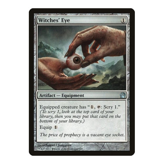 Witches' Eye (THS) #222 Uncommon (Moderately Played) Theros Magic: The Gathering: 2013