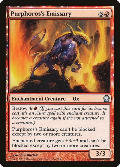 Purphoross Emissary (THS) #136 Uncommon Theros Magic: The Gathering: 2013