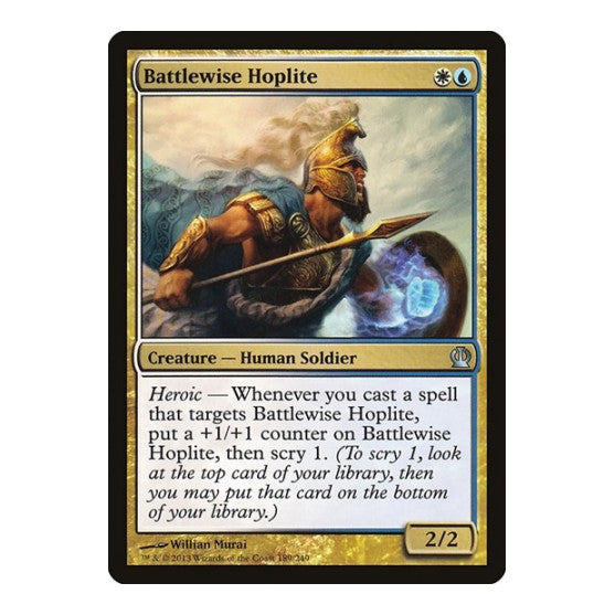 Battlewise Hoplite (THS) #189 Uncommon (Lightly Played) Theros Magic: The Gathering: 2013
