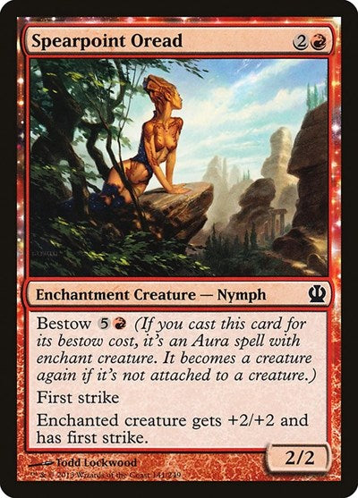 Spearpoint Oread (THS) #141 Common (Lightly Played) Theros Magic: The Gathering: 2013
